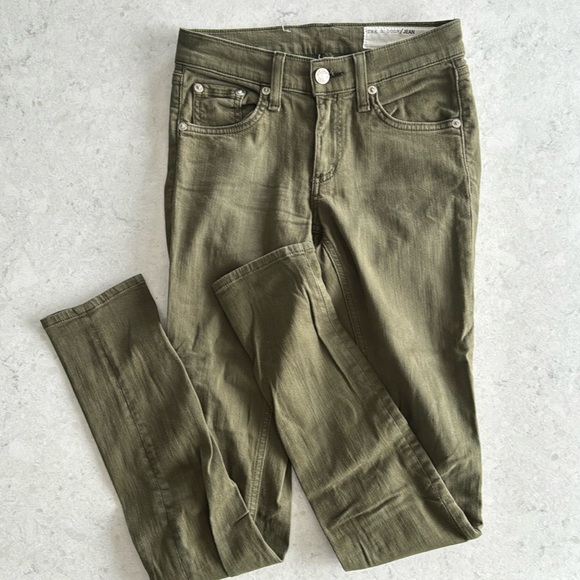 Rag and bone green pants size 23 - Picture 1 of 3